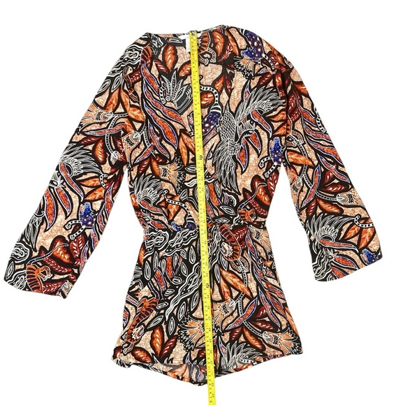 H&M Romper Jungle Print Long Sleeves Size 4​ - Picture 6 of 7